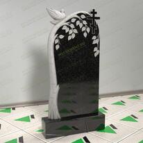 Памятник с голубем и крестом № 12133