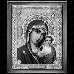 Казанская икона Божией Матери для гравировки на памятник