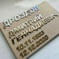 Буквы накладные 81930