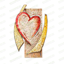 Мозаика сердце 82609