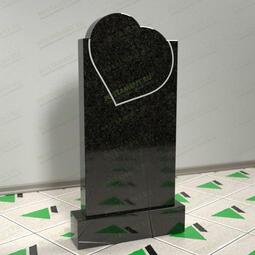 фигурное надгробие с сердцем
