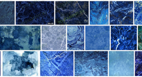 Памятники из голубого, синего гранита