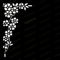 Виньетка с цветами 96033