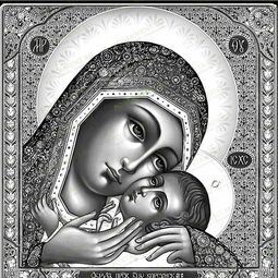 Икона Богоматерь на памятнике