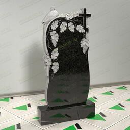 Памятник с голубем и крестом на могилу