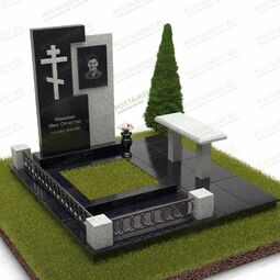 Комплекс составной из серого гранита