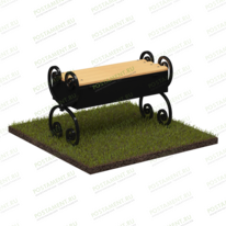 Лавка деревянная 50109 для оформления могилы