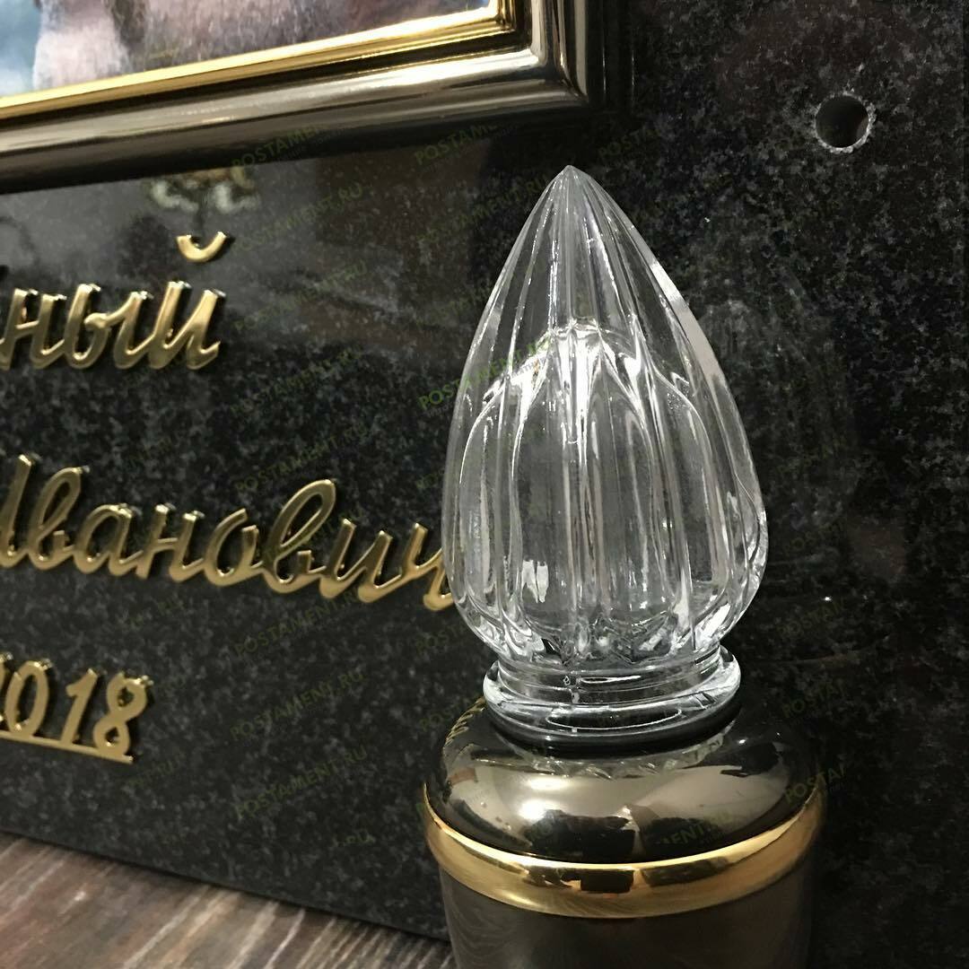 Лампада бронзовая