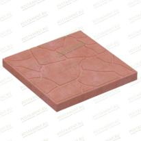 Плитка тротуарная 60114, название Тучка красная, размер 35×35×3