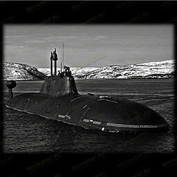 Подводная лодка для нанесения на памятник моряку