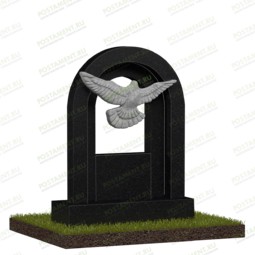 Памятник-арка с голубем