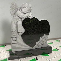 Ангел с сердцем на могилу 13941