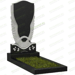 Памятник с птицей лебедь на могилу