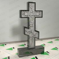 Крест с розами № 18438