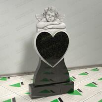 Памятник с ангелочком № 13907