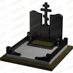 Мемориальный комплекс в восьмиконечным крестом