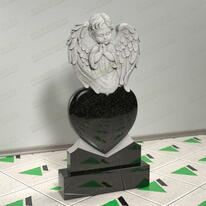 Памятник с ангелочком № 13917