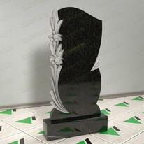 Памятник с лилиями № 12584