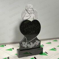 Памятник с ангелочком № 13930