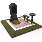 Мемориальный комплекс со столиком и лавкой № 18813