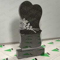 Памятник с розами № 12679