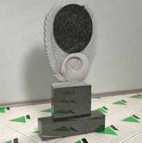 Памятник с лебедем № 12920 (13016)