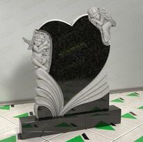 Памятник с ангелочками № 13940