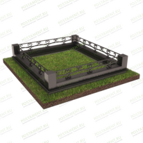 Цоколь с оградой 22105