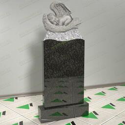 Памятник с ангелочком из мрамора и гранита