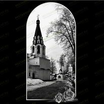 Пейзаж с церковью 91311
