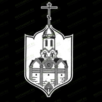 Крест с церковью 93034