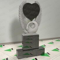 Памятник с лебедем № (12923) 13018