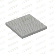 Плитка тротуарная 60008, название Паркет серая, размер 30×30×3