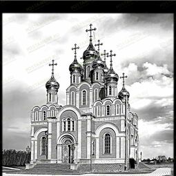 Гравировки церкви на памятник