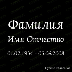 надпись ФИО 91441