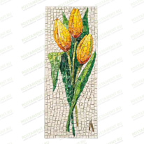 Мозаика с тюльпанами на памятник 82607