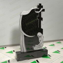 Памятник со скорбящей на могилу 13037