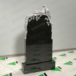 Березка с голубями на могилу из гранита 12131