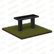 Скамейка из гранита 51112 для оформления могилы