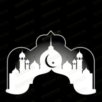 Гравировка мечеть 97010