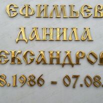 Буквы из нержавеющей стали 81902