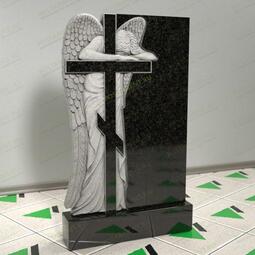 Памятник с ангелом и крестом 13708