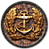 Значок с якорем на памятник