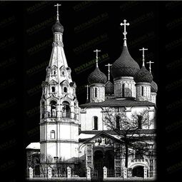 Церковь Николы в Хамовниках на памятник на могилу