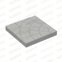 Плитка тротуарная 60009, название Паутина серая, размер 35×35×5
