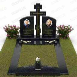 Православный комплекс гранитный с крестом