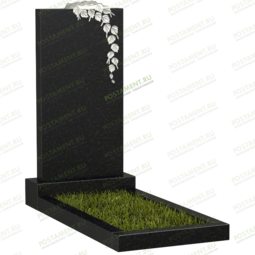 Памятник с веткой березы