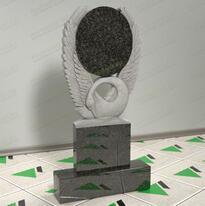 Памятник с лебедем № 12921 (13017)